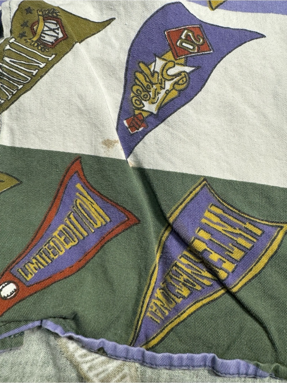 Vintage Flag AOP Graphic Button Down Long Sleeve - Picture 3 of 7